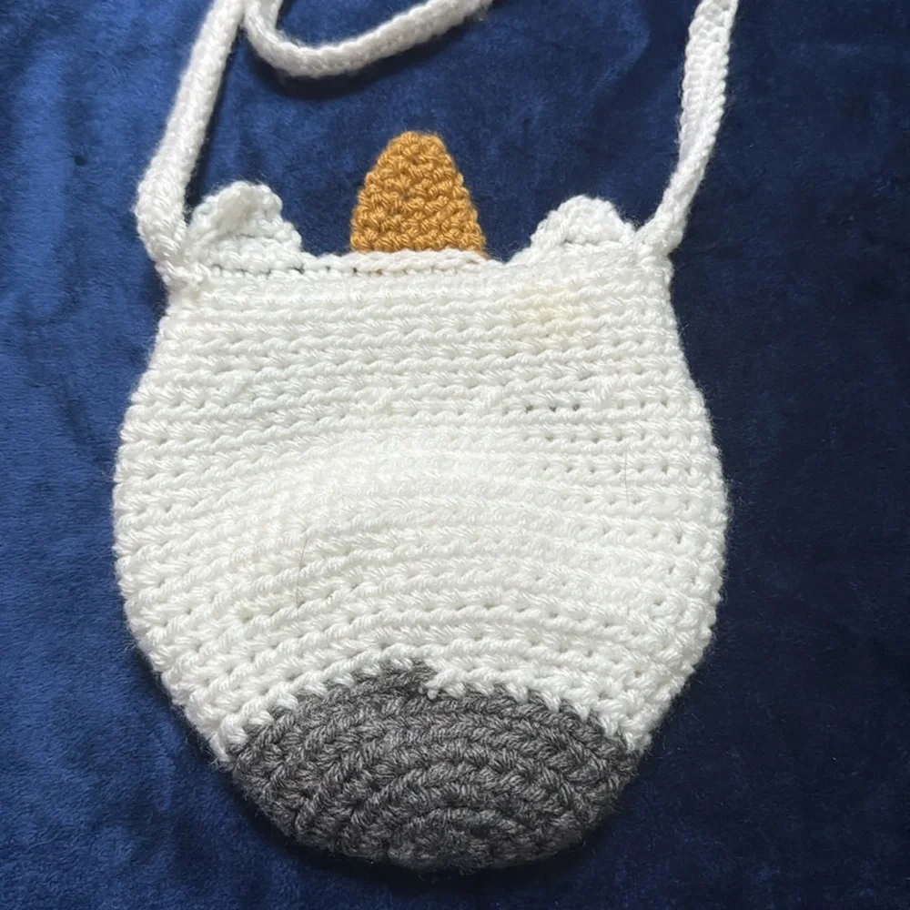 Hand Croched Unicorn Purse or Bag